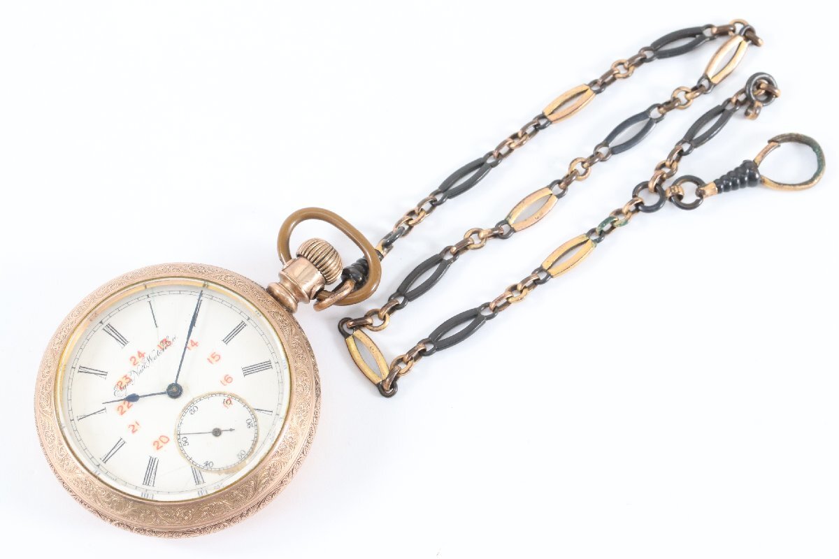 ★Elgin National Watch Company エルジン ナショナルウォッチ カンパニー スモセコ 手巻き 懐中時計 2085-TE拍卖
