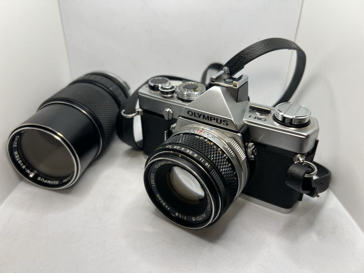 Olympus オリンパス OM-1 50mm f1.8 75-150mm f4 フィルムカメラ 簡易動作確認済み拍卖