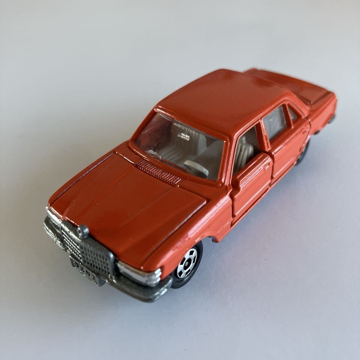 ■送料無料》輸出トミカ No.F7【1976年/日本製】メルセデス ベンツ 450SEL/朱色☆外国車セット単品 中古箱なし ¥1円〜 《絶版》拍卖