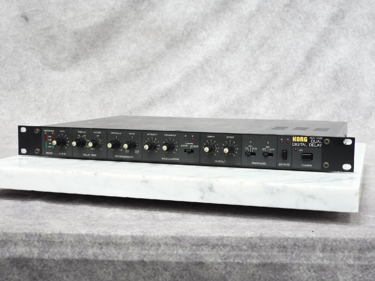 【C】KORG SDD-1200 DUAL DIGITAL DELAY デュアルデジタルディレイ コルグ 3211181拍卖