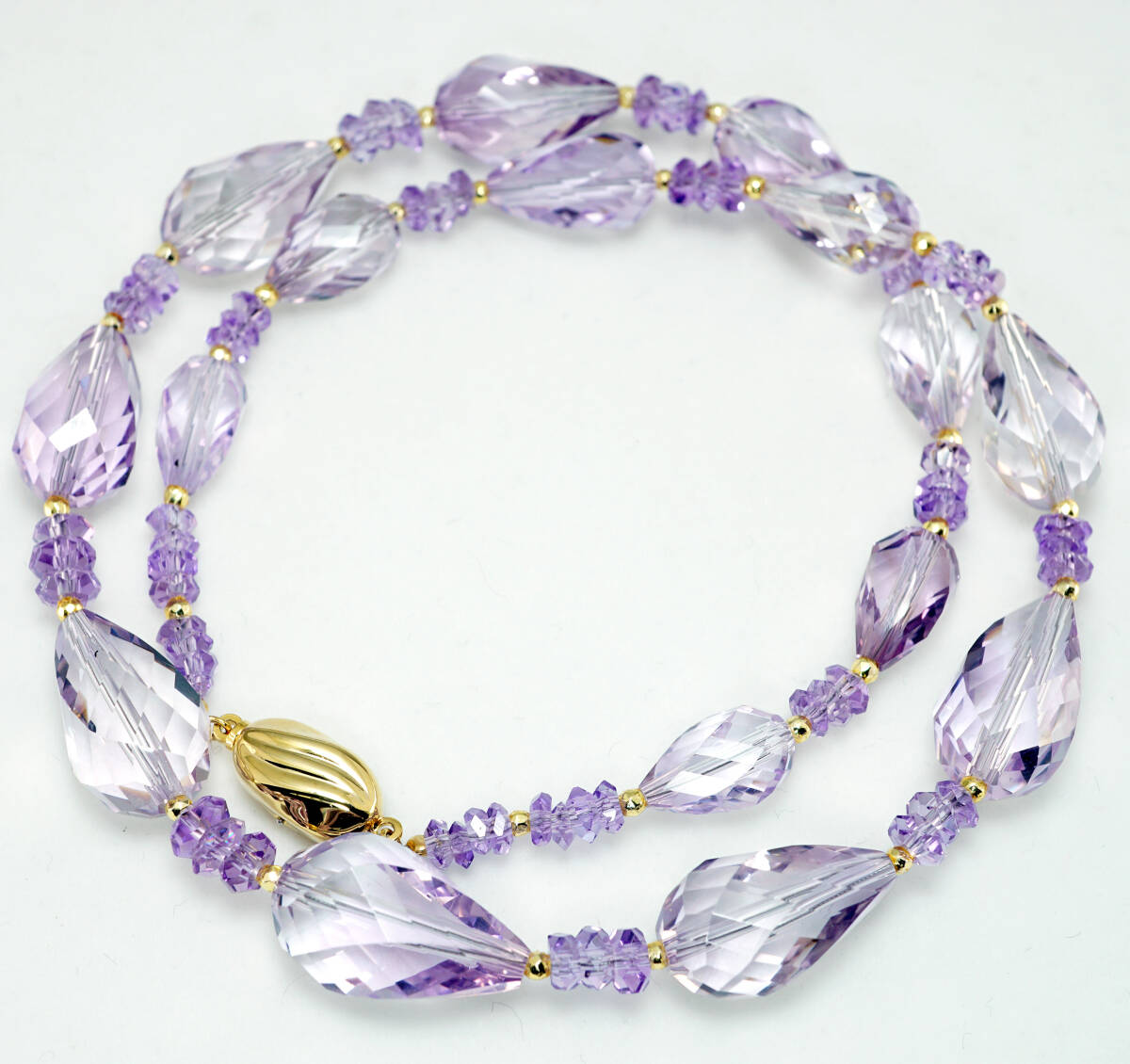 ▲天然アメジスト 最高級 SV 38.5g 48cm ネックレス 宝石 ジュエリー jewelry拍卖