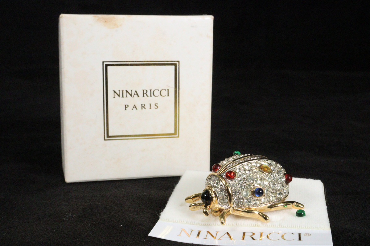 ■NINA RICCI ニナリッチ てんとう虫? ブローチ レディースアクセサリー ブランドアクセサリー アクセサリーファッション_GIR_D0611-I002拍卖