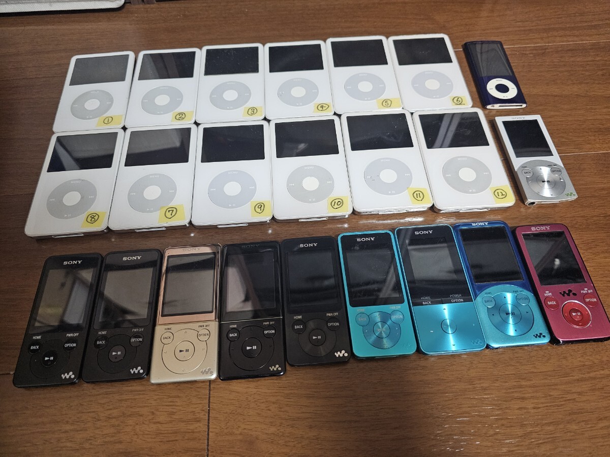 iPod Classic +Walkman大量セット iPod Apple SONY WALKMAN拍卖