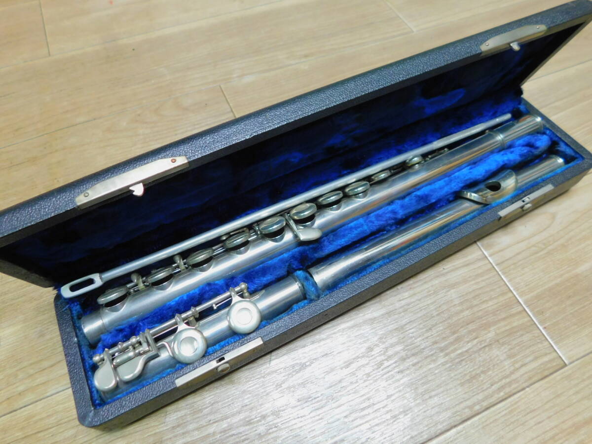 日本製 MURAMATSU ムラマツ フルート MODEL111 タンポ良好 ハードケース付属/M629拍卖