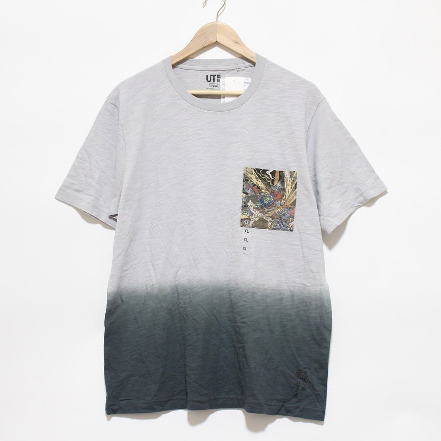 未使用品 UNIQLO ユニクロ 江戸浮世絵 UT 歌川 国芳 半袖レギュラーフィット Tシャツ XL拍卖