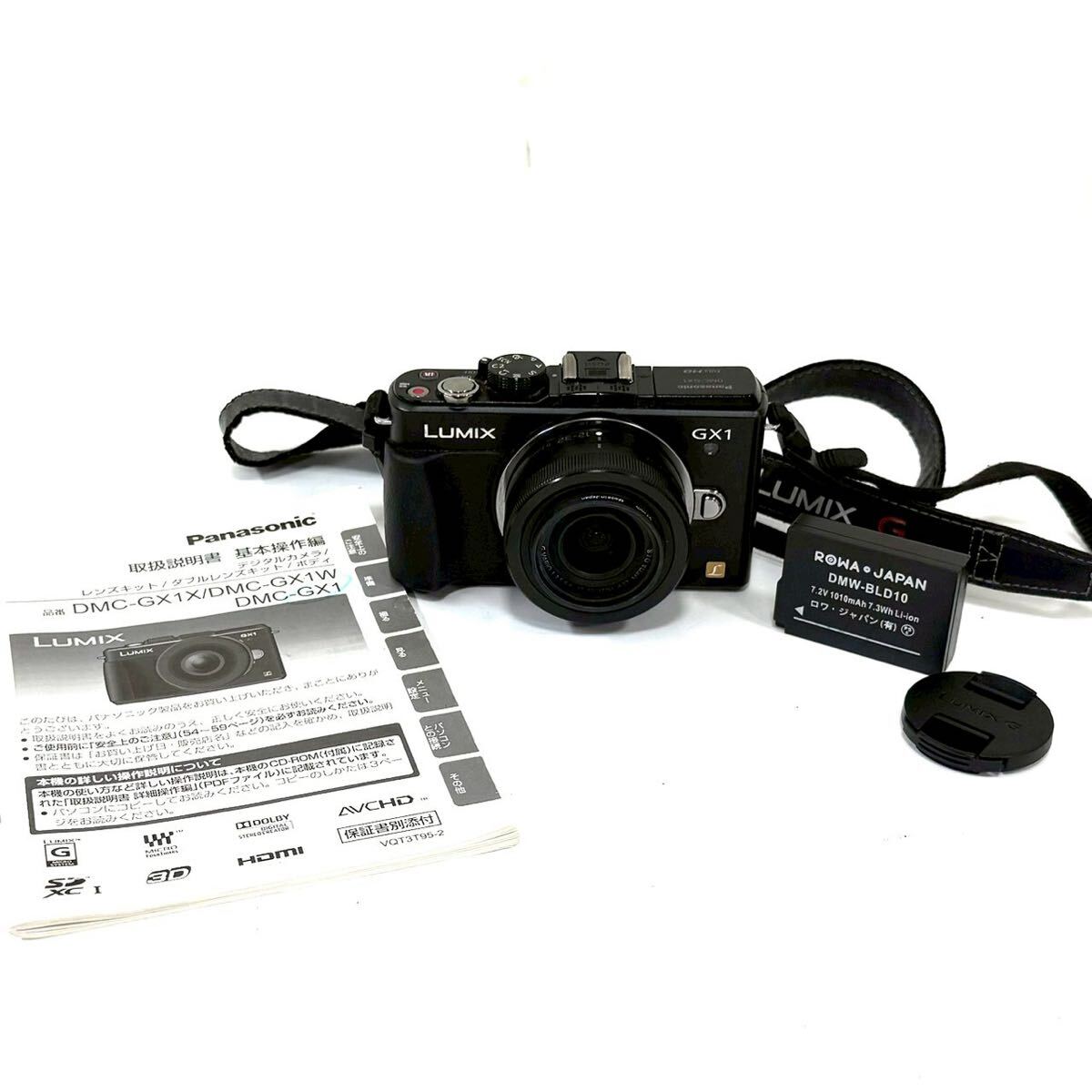 【ジャンク品】Panasonic パナソニック LUMIX ルミックス DMC-GX1 ブラック 電池パック有 デジタルカメラ デジカメ ITM6C2OIIPM8 A0511拍卖
