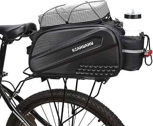 自転車 リアボックス 自転車 リアバッグ 手提げ式 10L大容量 ハードケース ショルダーベルト付き 防水 耐磨耗性tou拍卖