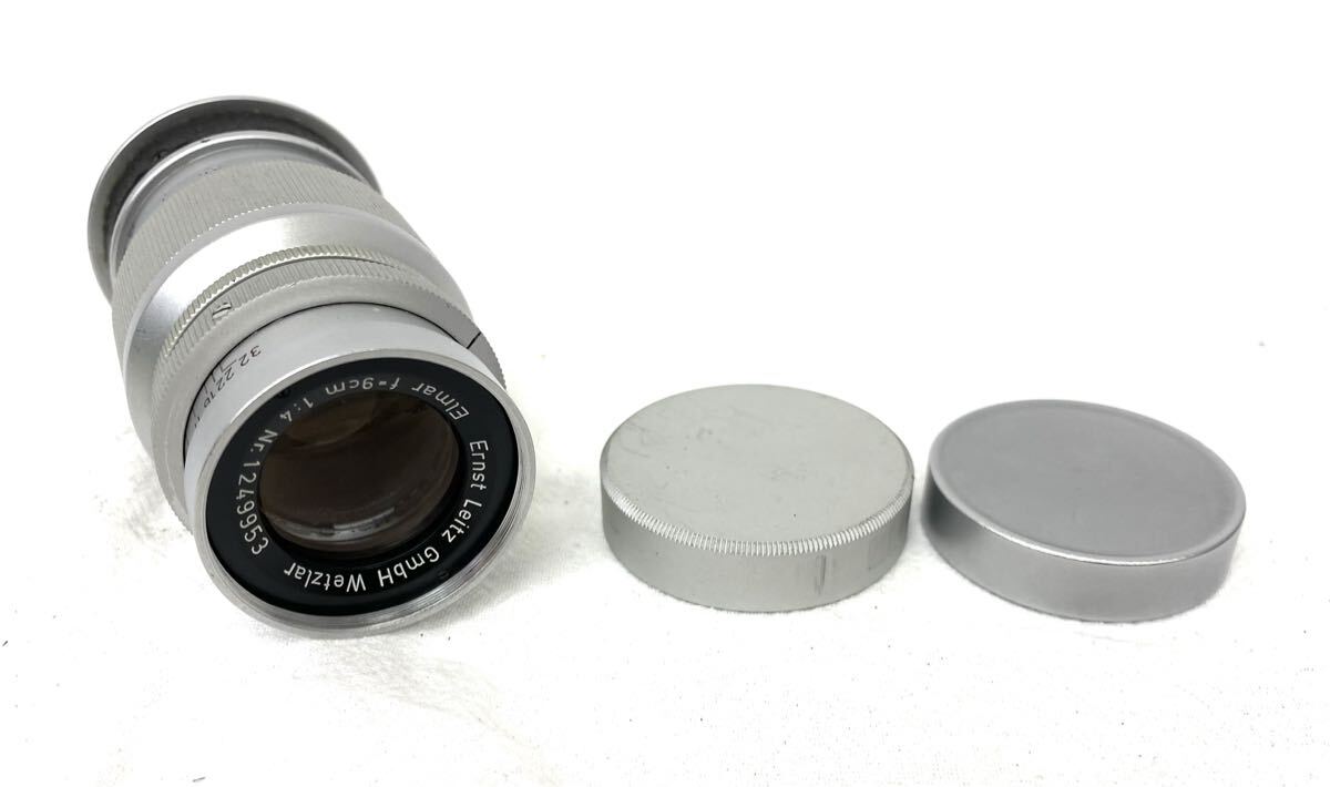 Leica ライカ Ernst Leitz GmbH Wetzlar Elmar エルマー f=9cm 1:4 カメラレンズ 動作未確認 現状品 Y718-17拍卖