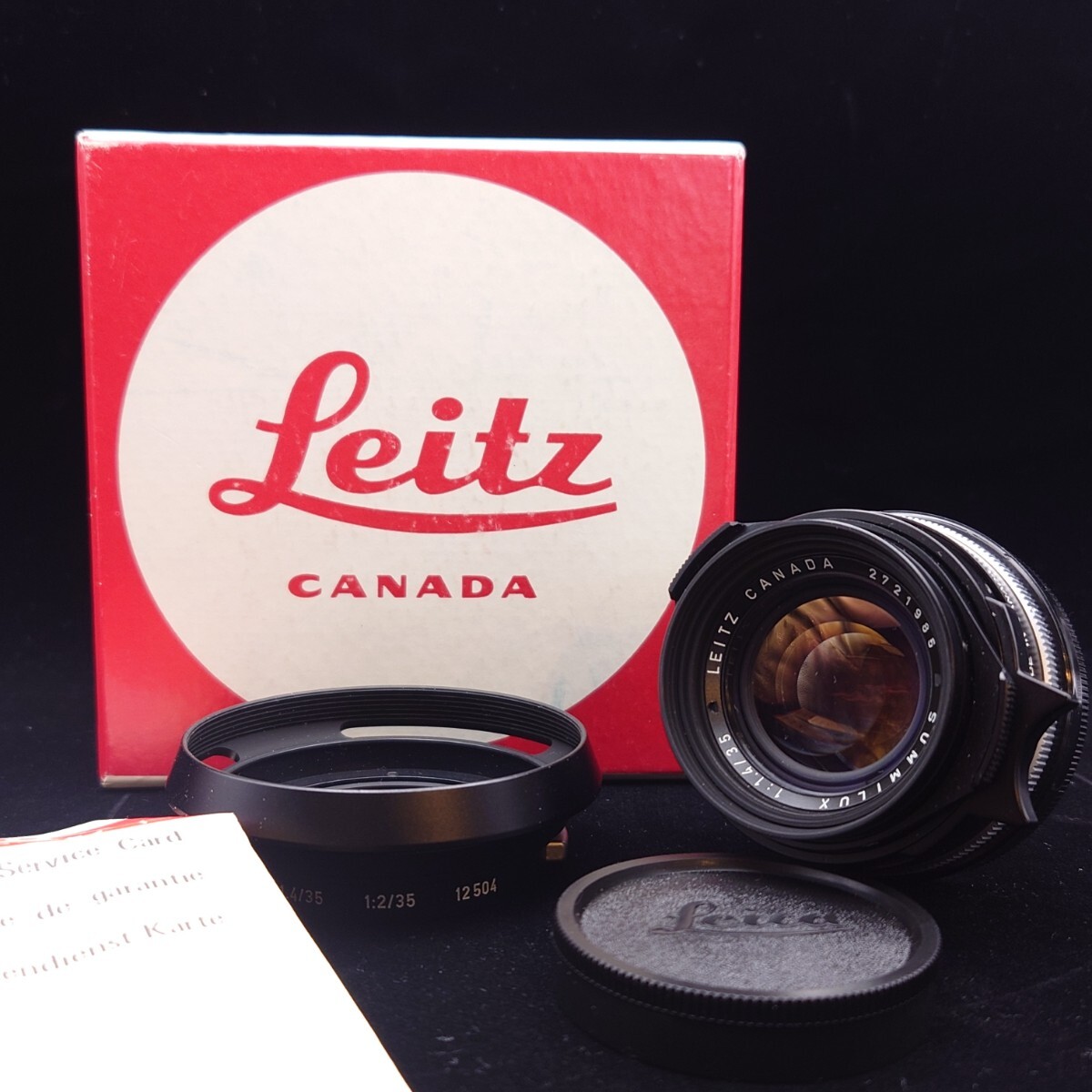 Leitz Canada SUMMILUX 35mm f1.4 2nd 第二世代 Leica ライカ ズミルクス 良品拍卖