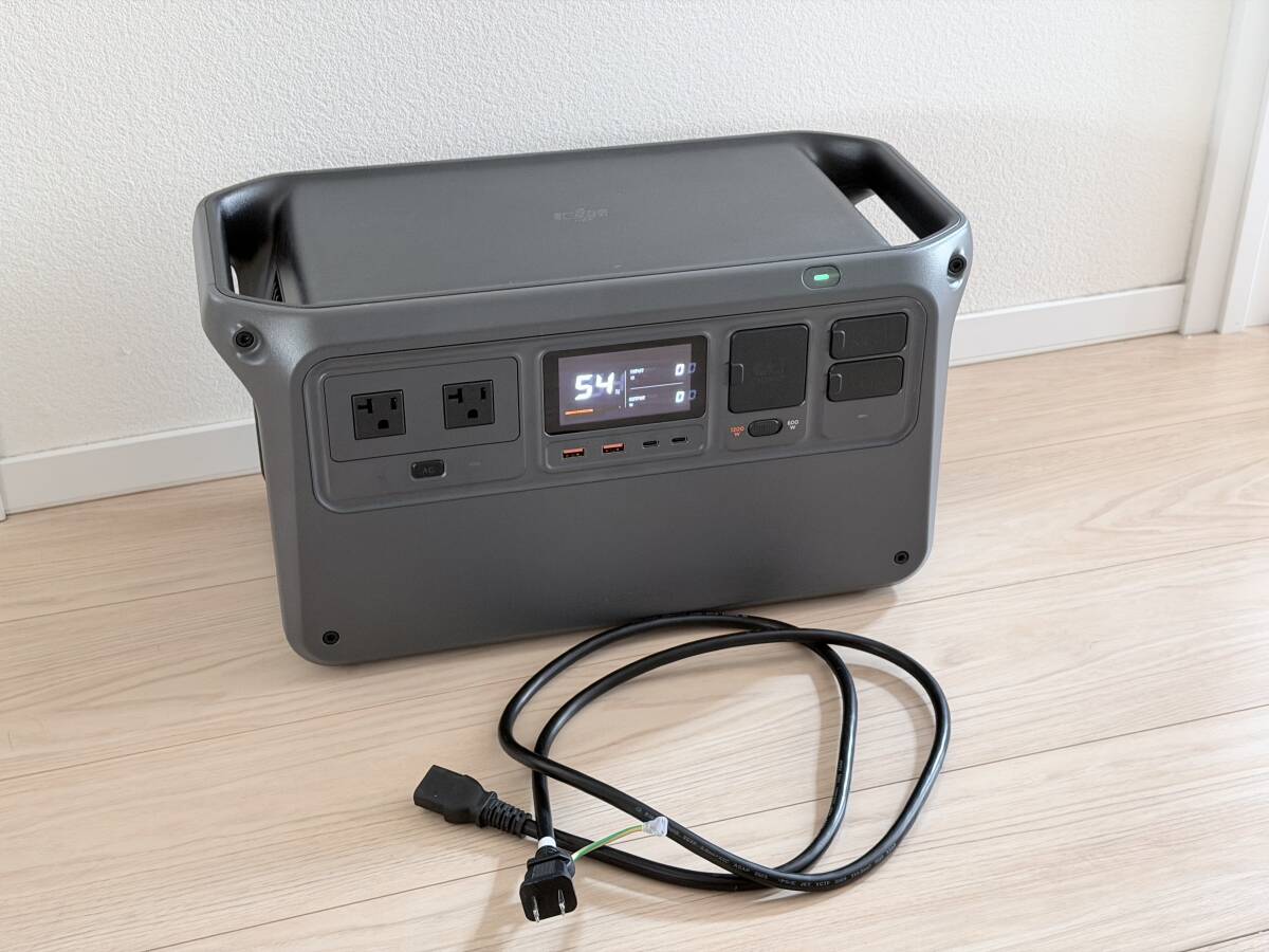 【送料込み】DJIのポータブル電源POWER1000 AC出力最大2000W 容量1024Whのリン酸鉄リチウムイオン電池 アウトドアや防災停電 車中泊に拍卖