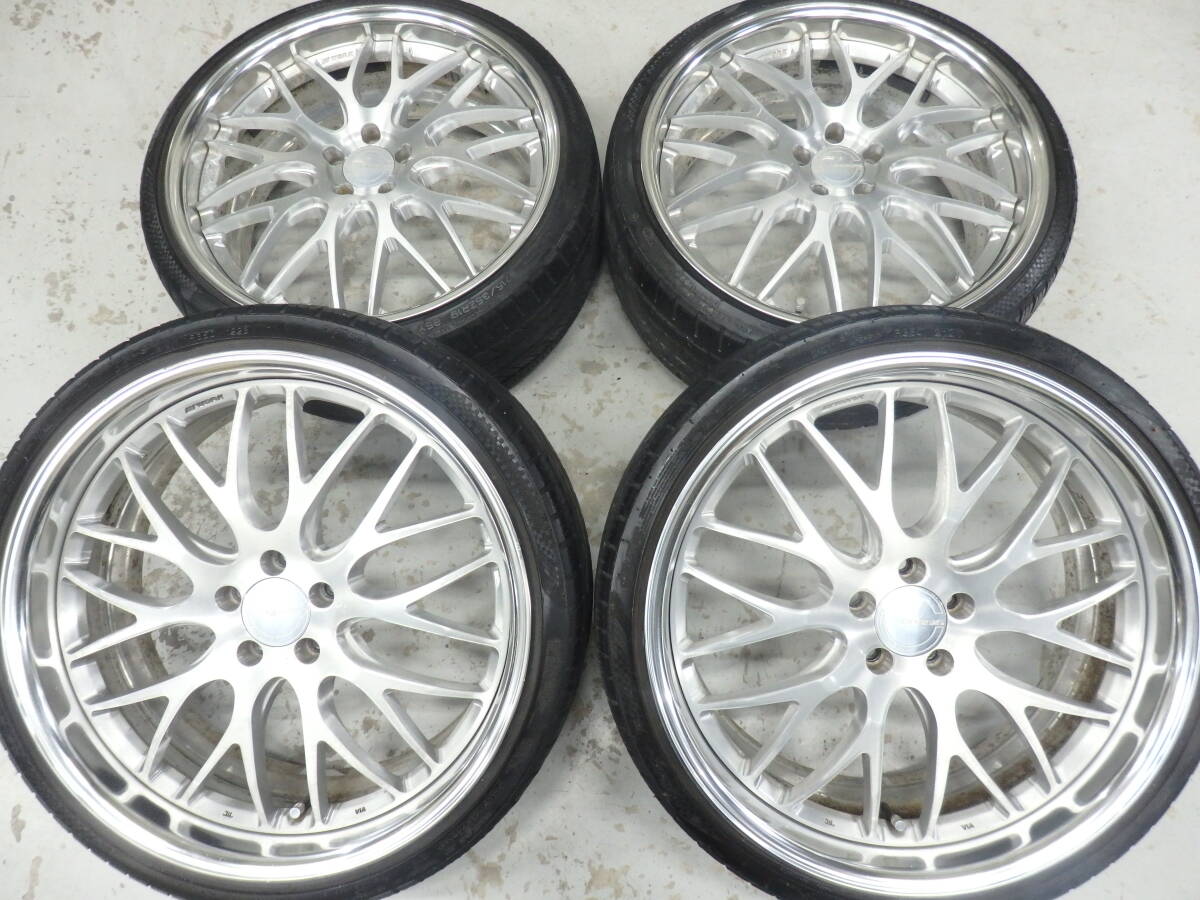 深リム WORK グノーシスHR201 5H-100 プリウス レガシー インプレッサ カローラスポーツ CT200h 86 BRZ PCD100 高級ブラッシュド メッシュ拍卖