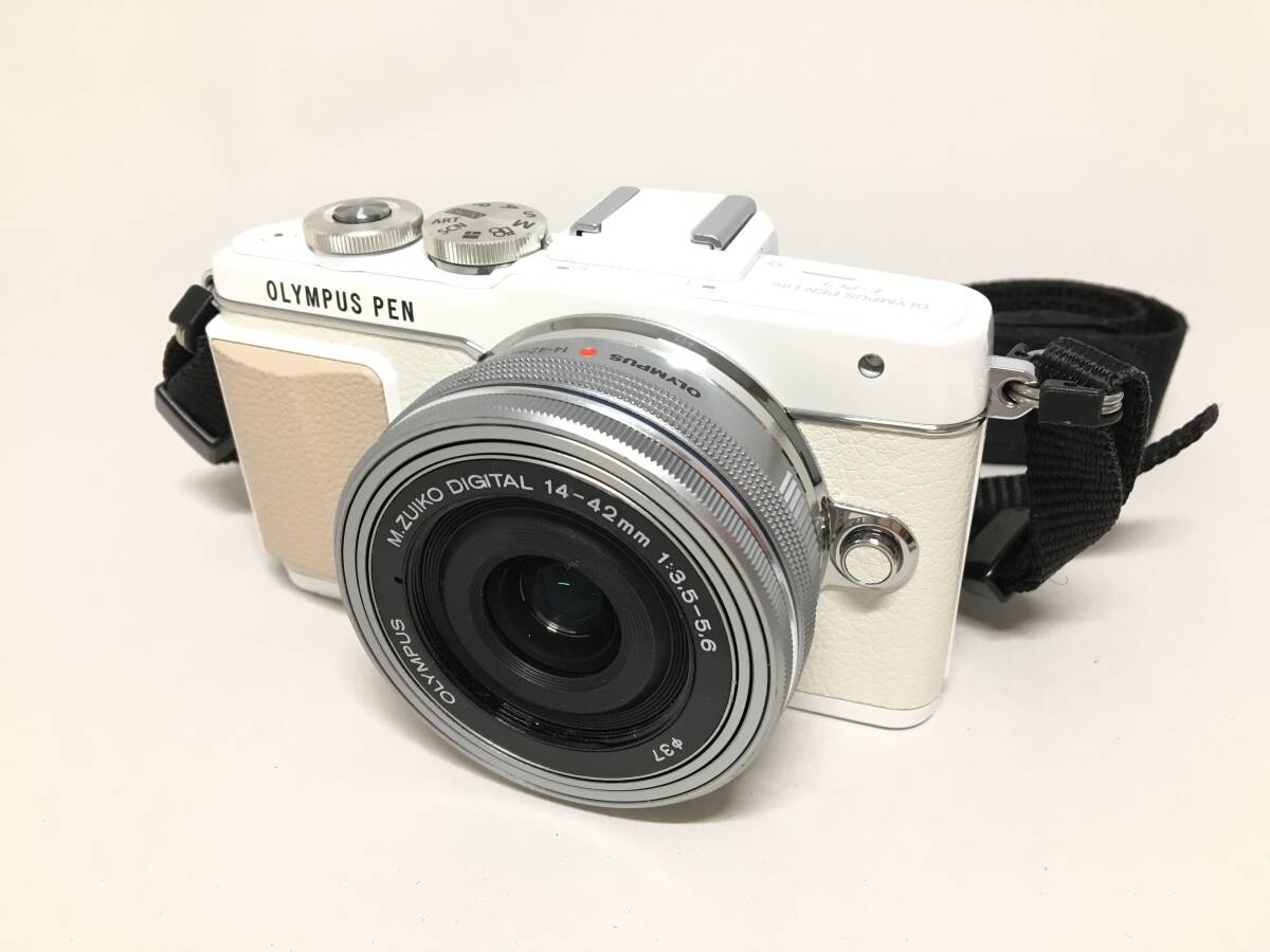 ★ OLYMPUS PEN Lite E-PL7 + M.ZUIKO DIGITAL 14-32mm 1:3.5-5.6 ★ ミラーレス一眼カメラ レンズセット オリンパス拍卖