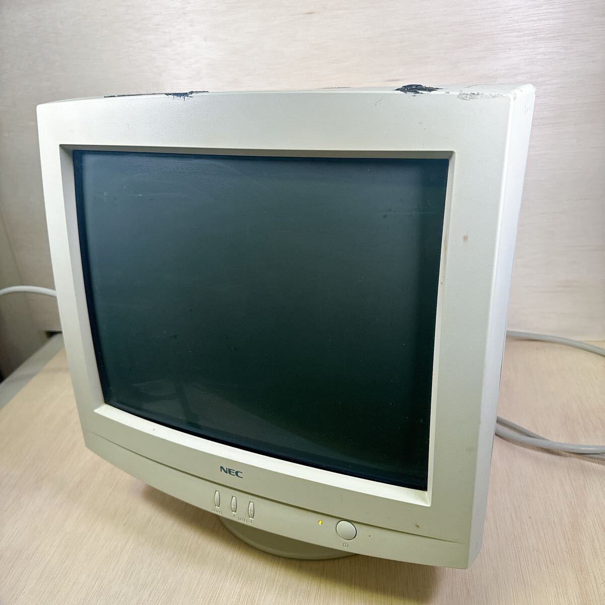 NEC CRTディスプレイ DV17A2 ブラウン管モニター 通電確認済 VGA レトロPC ジャンク 現状品拍卖