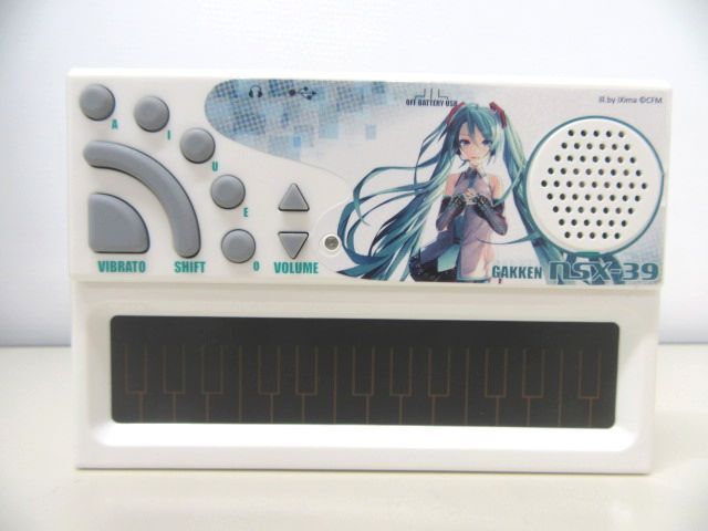 6043RNZ5◇学研 大人の科学マガジン 歌うキーボード ポケットミク NSX-39◇中古拍卖