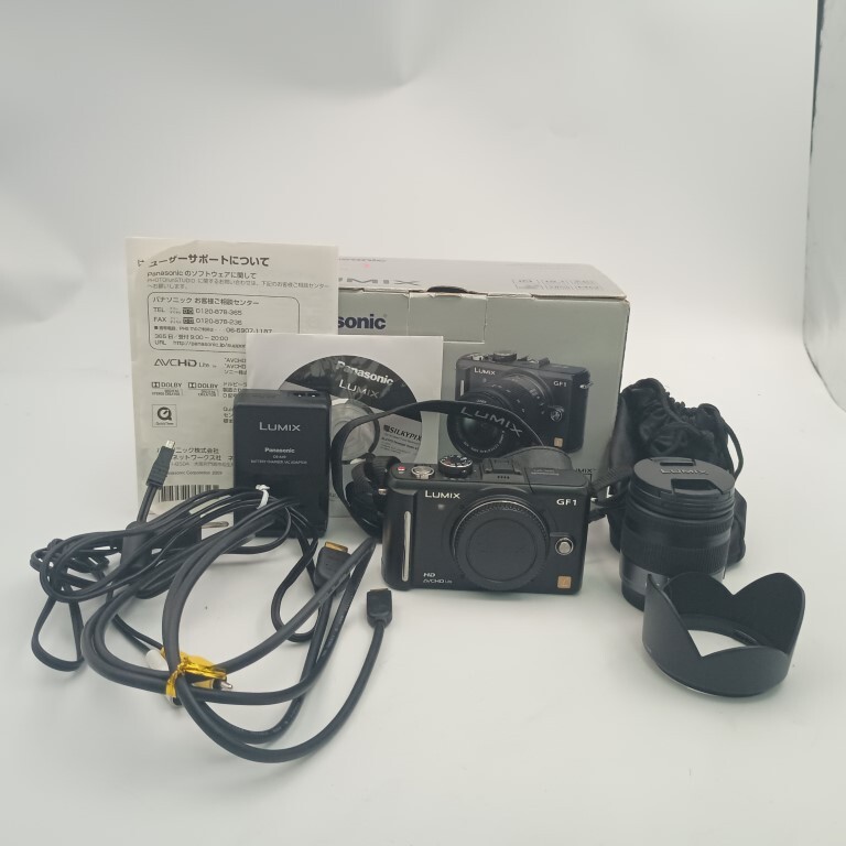 Panasonic LUMIX DMC-GF1 Black デジタル ミラーレス一眼カメラ拍卖