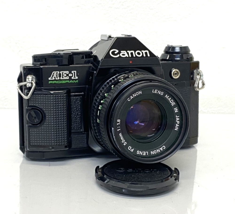 ※ ジャンク Canon AE-1 PROGARAM ブラック FD 50mm 1:1.8 中古【C5044】拍卖