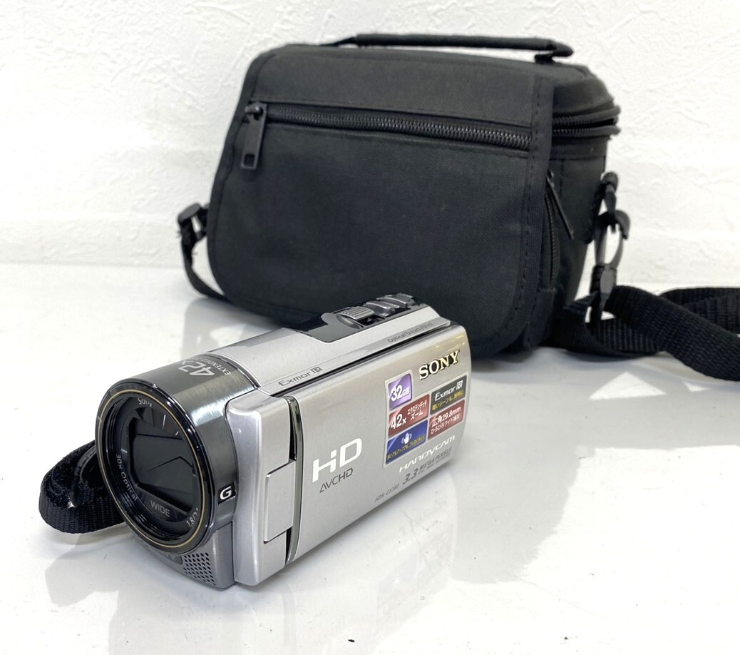 ※ 美品! Sony HDR-CX180 ソニー シルバー ビデオカメラ バッテリー2点 メモリ2点 充電器 中古【C5692】拍卖
