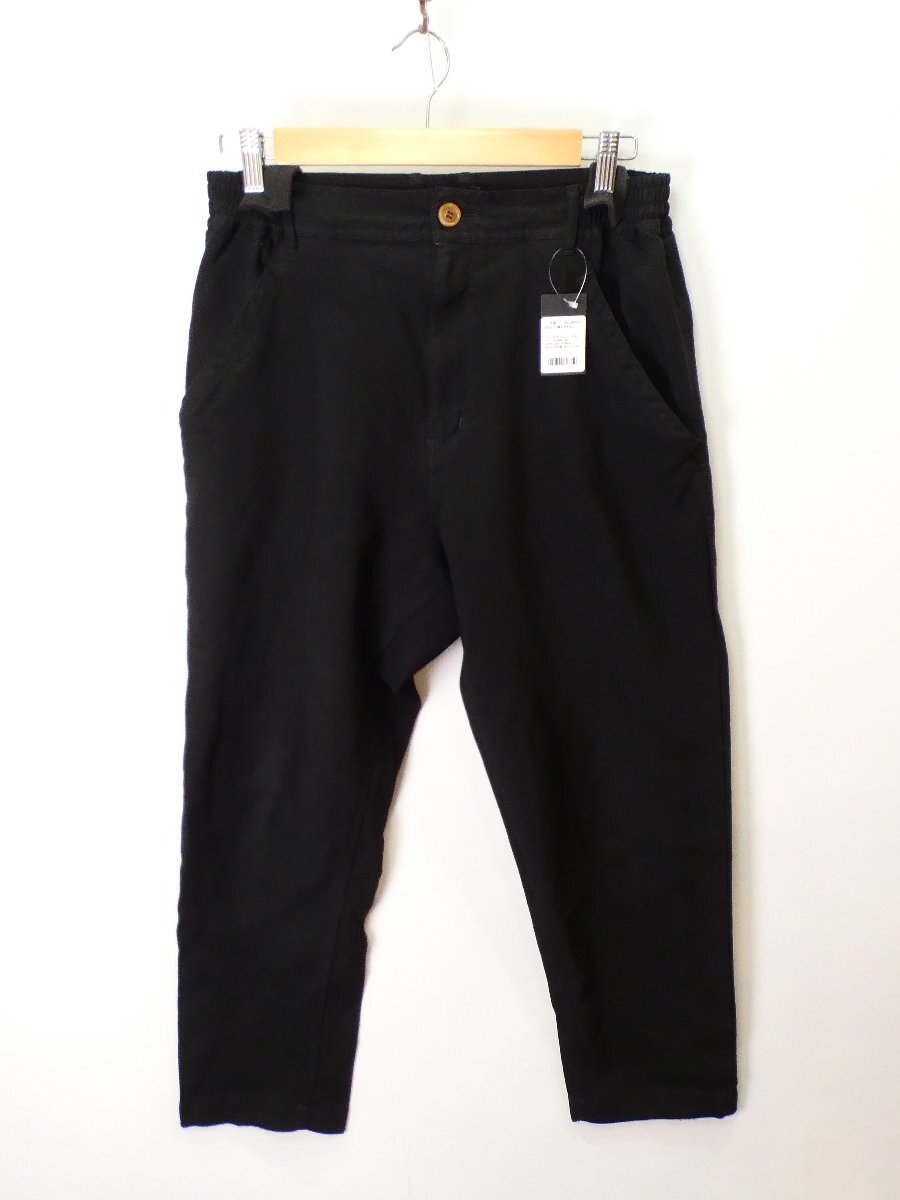コム デ ギャルソン・オム・ドゥ COMME des GARCONS HOMME DEUX ポリ縮 太パンツ22年【L's(M)/ブラック/Aランク】c6D0拍卖