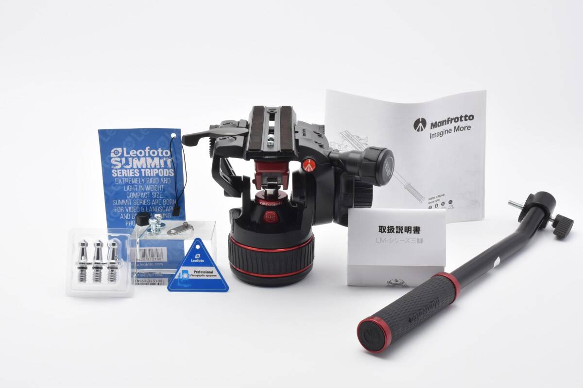 ★美品★ Manfrotto マンフロット MVH612AH ナイトロテック612 ビデオ雲台 フルード雲台 #3747拍卖