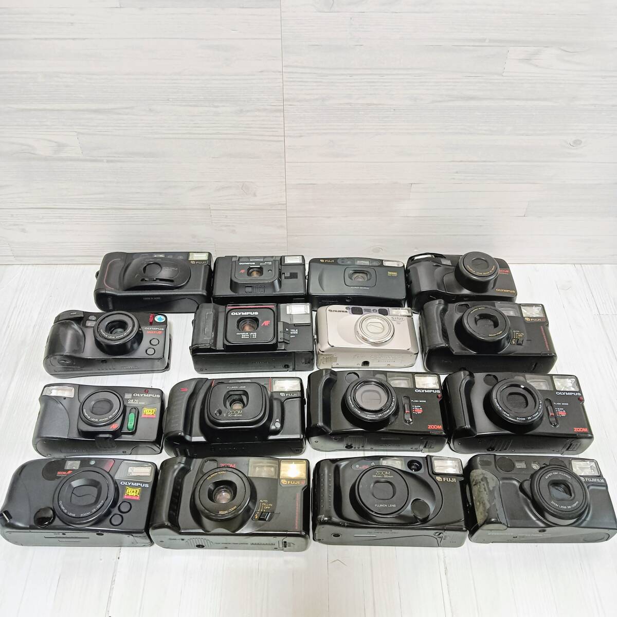 【ジャンク 動作未確認】フィルムカメラ まとめ 16台 FUJI OLYMPUS FUJIFILM 富士フィルム オリンパス パノラマ Silvi Zoom ズーム拍卖