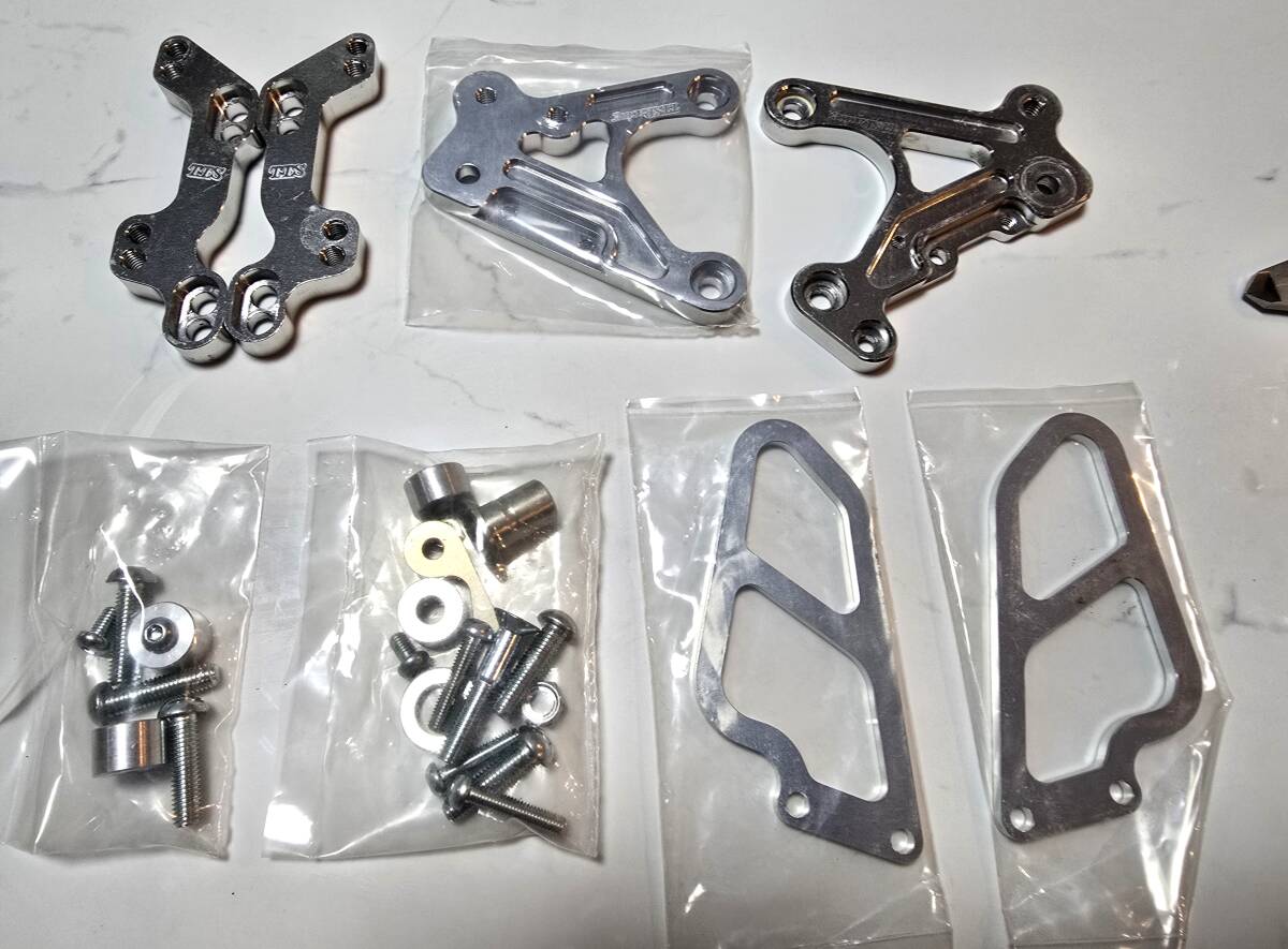 NSF100用TTSレーシングバックステップ予備部品 ステップアップKIT付属 中古&新品 ペダル類無し拍卖