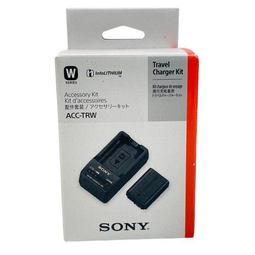 【SONY/ソニー】ACC-TRW トラベルチャージャーキット 充電器/バッテリー 通電〇★66586拍卖