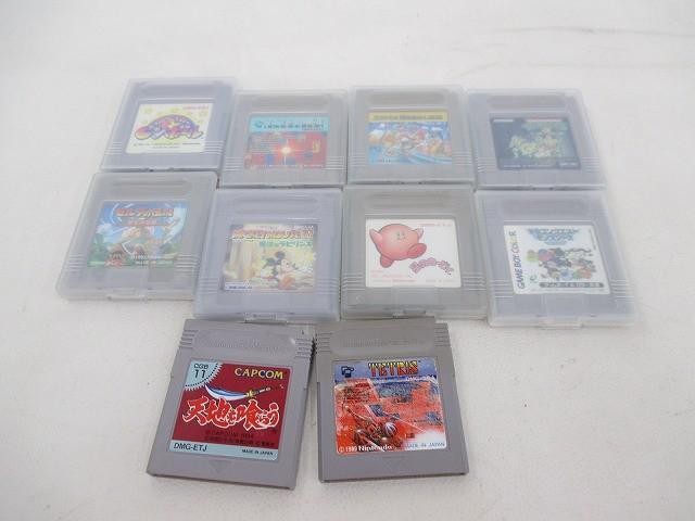 中古品 ゲーム ゲームボーイ ソフト 10点 ゼルダの伝説 夢をみる島 カービィのピンボール 等 グッズセット拍卖