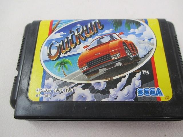 中古品 ゲーム セガ メガドライブ ソフト アウトラン 動作品 ソフトのみ拍卖
