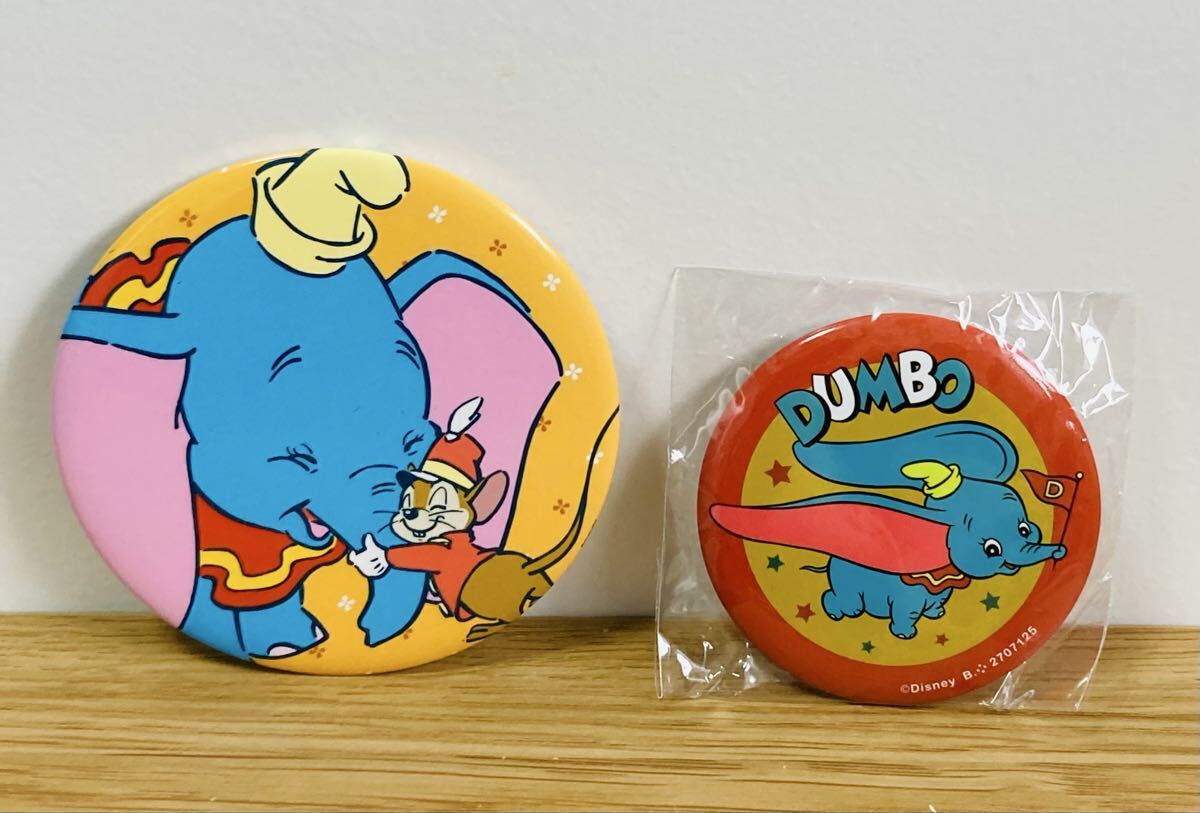 新品★ダンボの缶バッジ2個★ティモシー★ディズニー★Dumbo★雑貨★可愛い 缶バッチ 飾り 即決♪拍卖