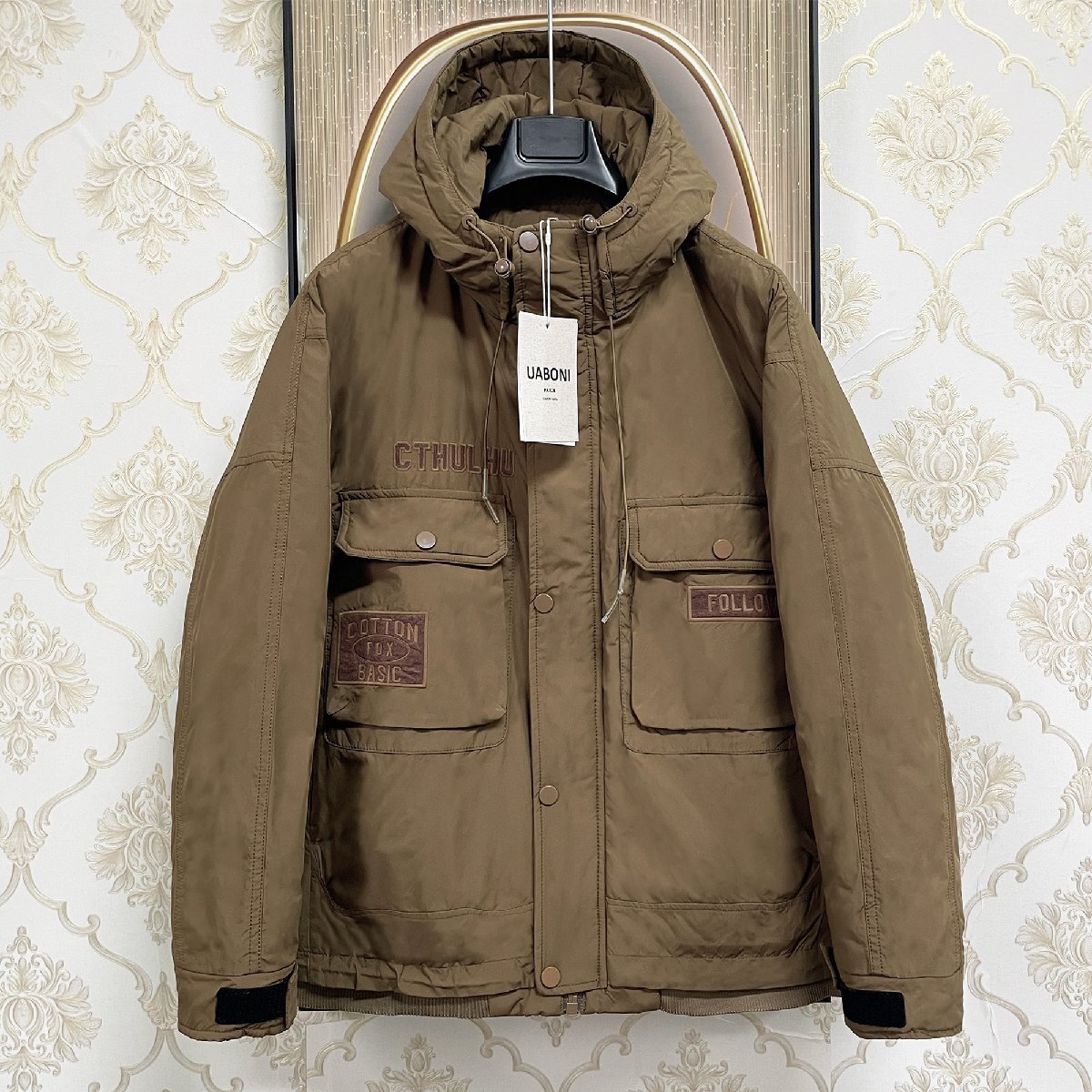 ★★枚数限定EU製◆Uaboni*Paris*ダウンジャケット*ユアボニ*パリ発◆ダックダウン90% 高級 防寒 オシャレ アメカジ 秋冬XL/50拍卖