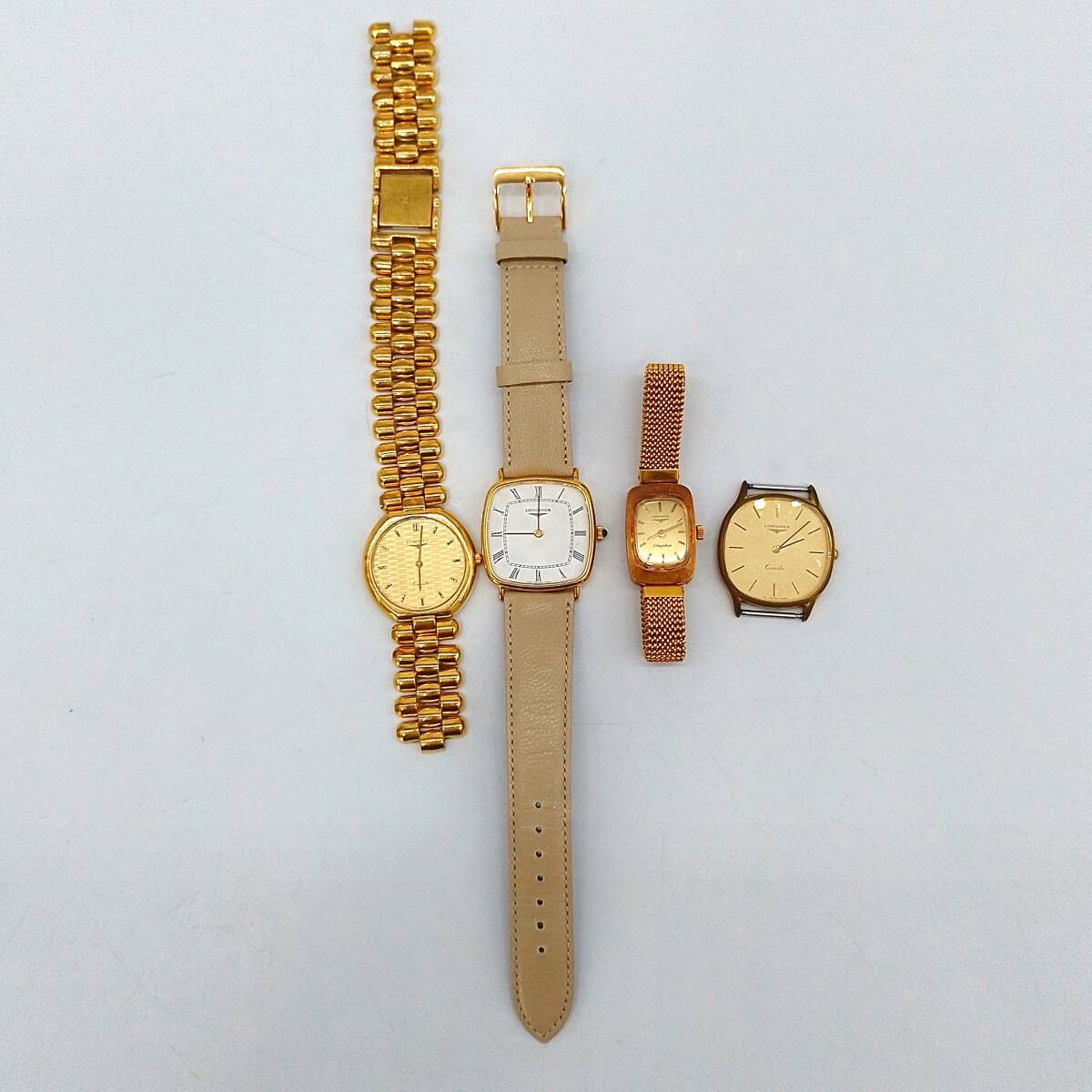 【1円スタート】LONGINES ロンジン 腕時計 4点セット メンズ レディース ジャンク扱い 現状品拍卖