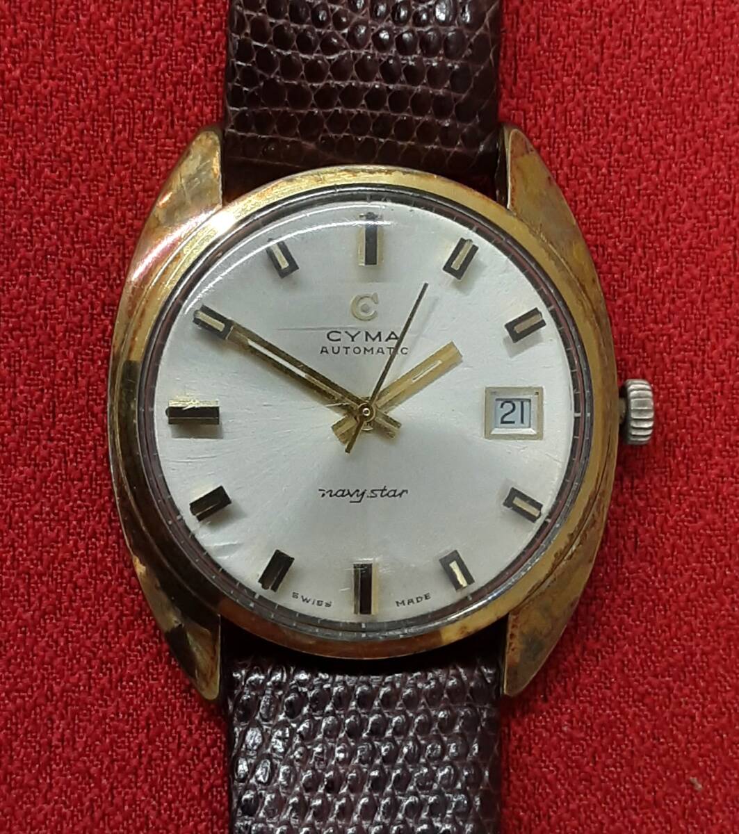 ♯12221【中古品】《1円スタート》ジャンク品 CYMA腕時計×2 電池なし拍卖