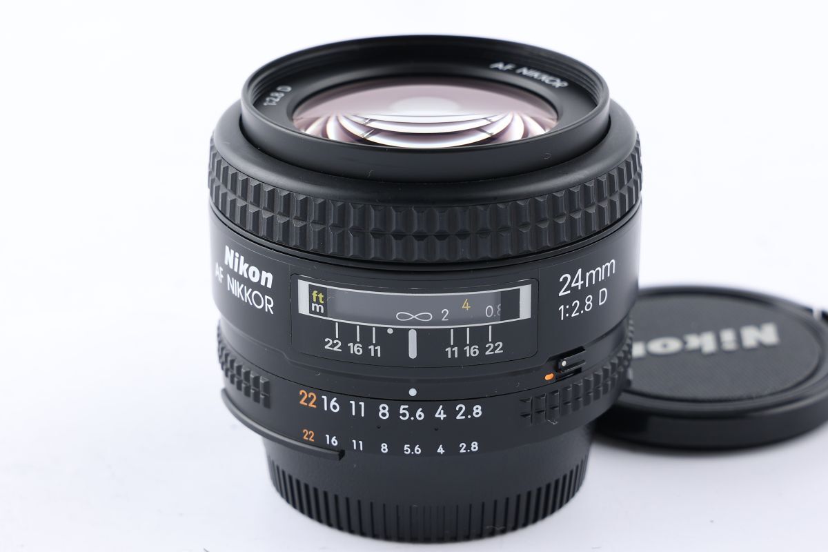 【かめらや】00268 Nikon AF NIKKOR 24mm F2.8D 単焦点 広角レンズ Fマウント拍卖