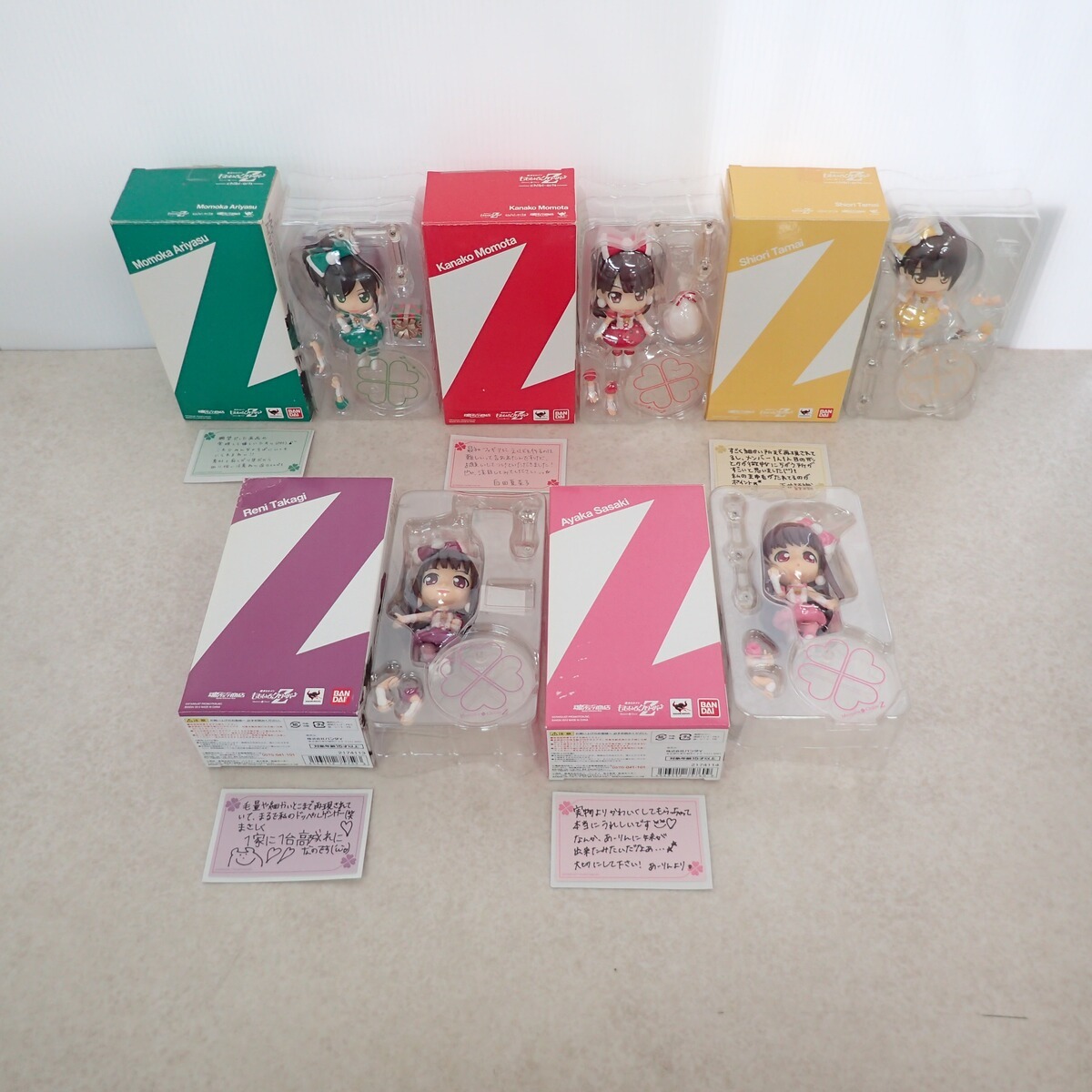 ももいろクローバーZ フィギュア chibi-arts 魂ウェブ商店限定 まとめてセット ももクロ 百田夏菜子/玉井詩織/佐々木彩夏/高城れに【IO拍卖