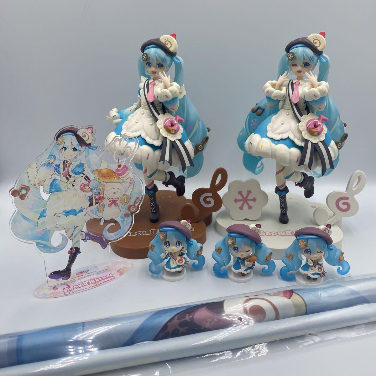 ◯【売り切り】 初音ミク フィギュア まとめ 一番くじ 雪ミク ~2026~ フィギュア ラストワン賞 アクリルスタンド タペストリー拍卖