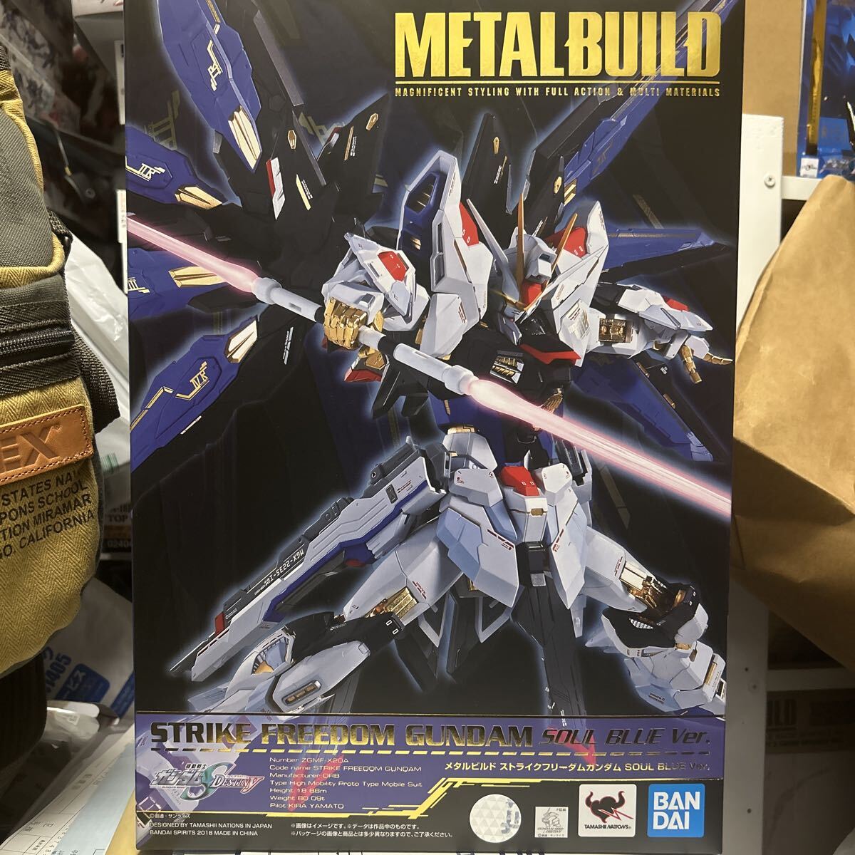 METAL BUILD ストライクフリーダムガンダム SOUL BLUE Ver. 『機動戦士ガンダムSEED DESTINY』拍卖