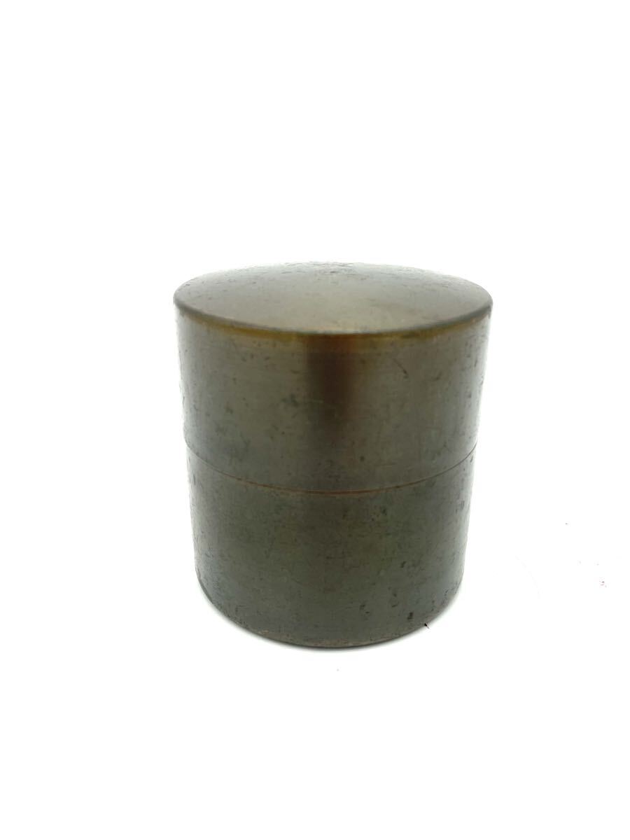 瑞両 茶筒 茶器 茶入 茶道具 記念品 茶心壺 煎茶道具 真鍮?②拍卖