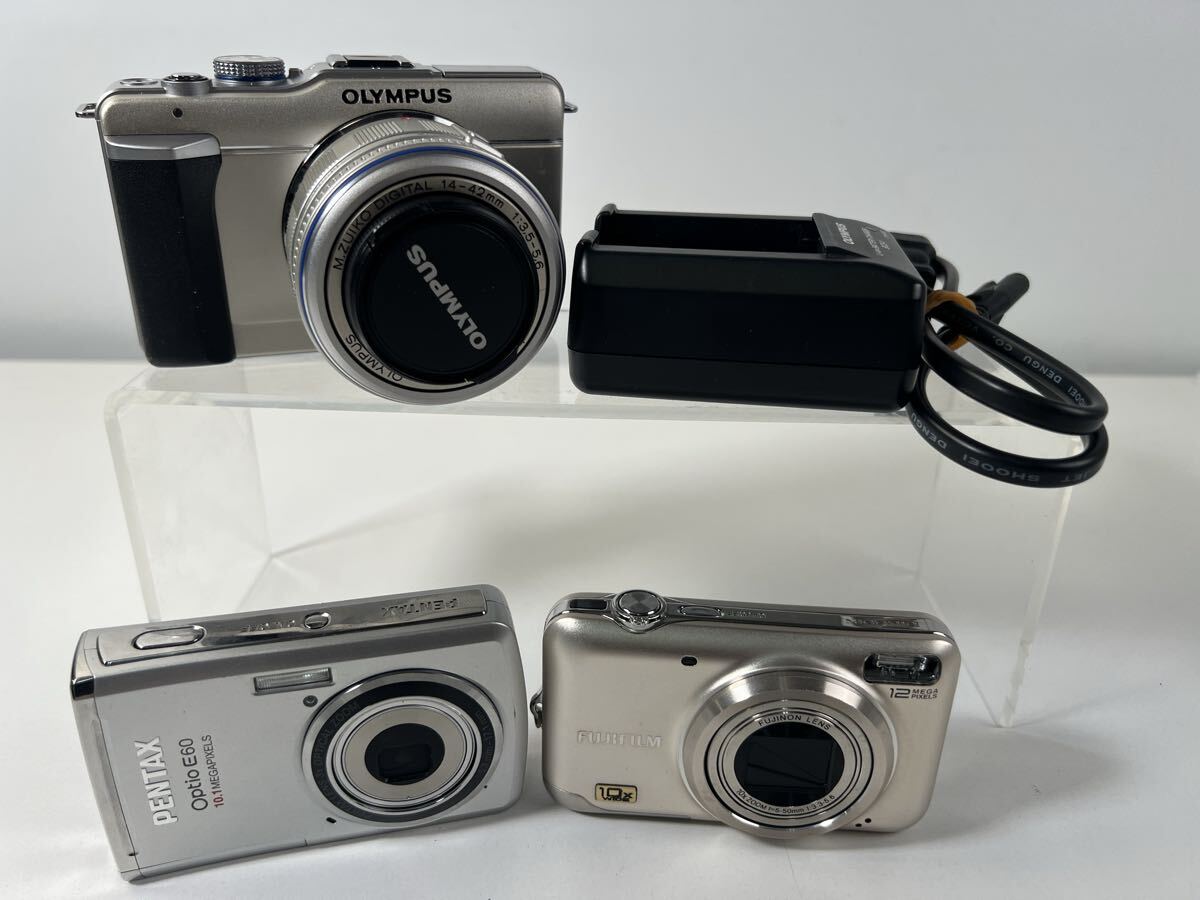 【6/98EL】 OLYMPUS E-PL1 FUJIFILM JZ300 PENTAX E60 デジタルカメラ ジャンク拍卖