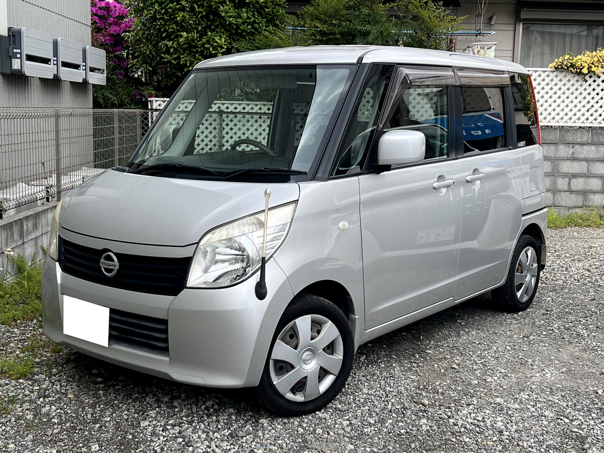 H23年日産ルークス・機関良好・内装外装キレイ・実走行65300㎞・修復無し記録簿あり。左パワスラ・TVナビ付売切り!拍卖