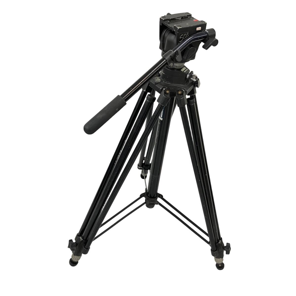 Manfrotto 雲台 503 三脚 028B セット カメラアクセサリー マンフロット 中古 楽 N11341030拍卖