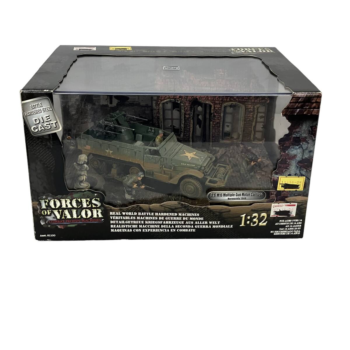 UNIMAX FORCES OF VALOR 1/32 アメリカ M16 Multiple Gun Motor Carriage フィギュア 未開封 O11376280拍卖