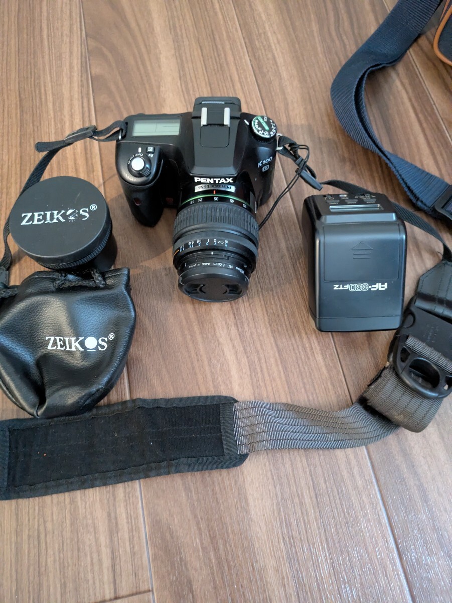 PENTAX K100D デジタル一眼レフカメラ PENTAX 18-55 レンズセット拍卖