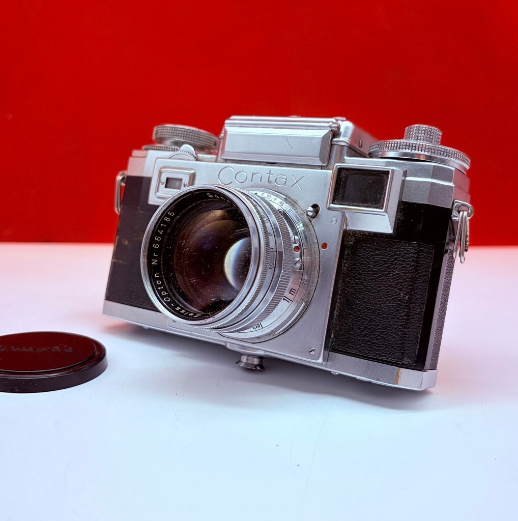 Q15 CONTAX IIIa 3a Sonnar F1.5 50mm T Zeiss-Opton フィルムカメラ レンジファインダー ジャンク カールツァイス コンタックス拍卖