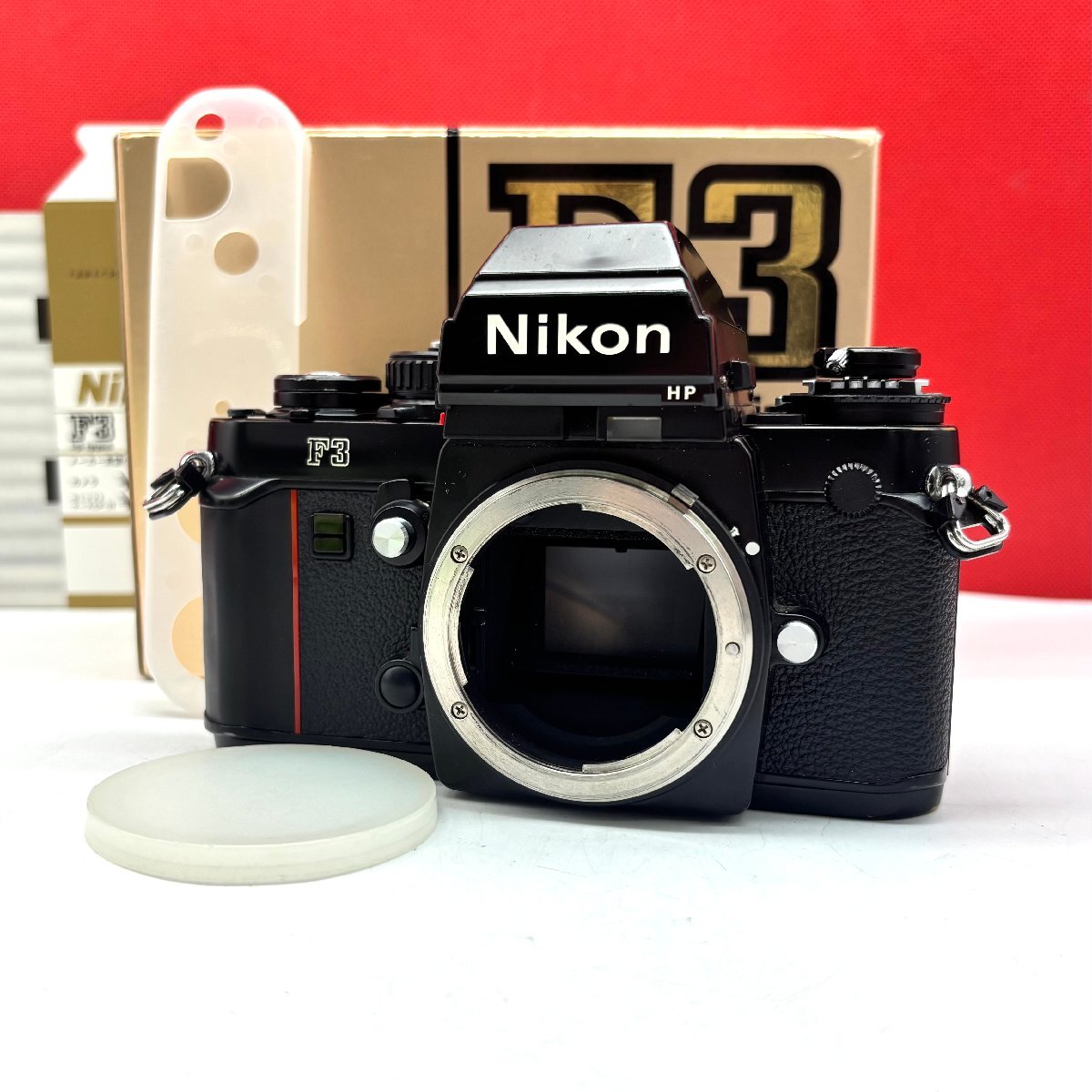 N09 防湿庫保管品 Nikon F3 ハイアイポイント フィルム一眼レフカメラ ボディ 元箱 説明書 動作品 1円スタート ニコン拍卖