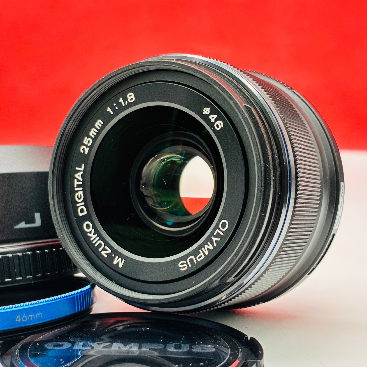 P04 防湿庫保管品 OLYMPUS M.ZUIKO DIGITAL 25mm F1.8 MSC カメラ レンズ 動作品 オリンパス拍卖