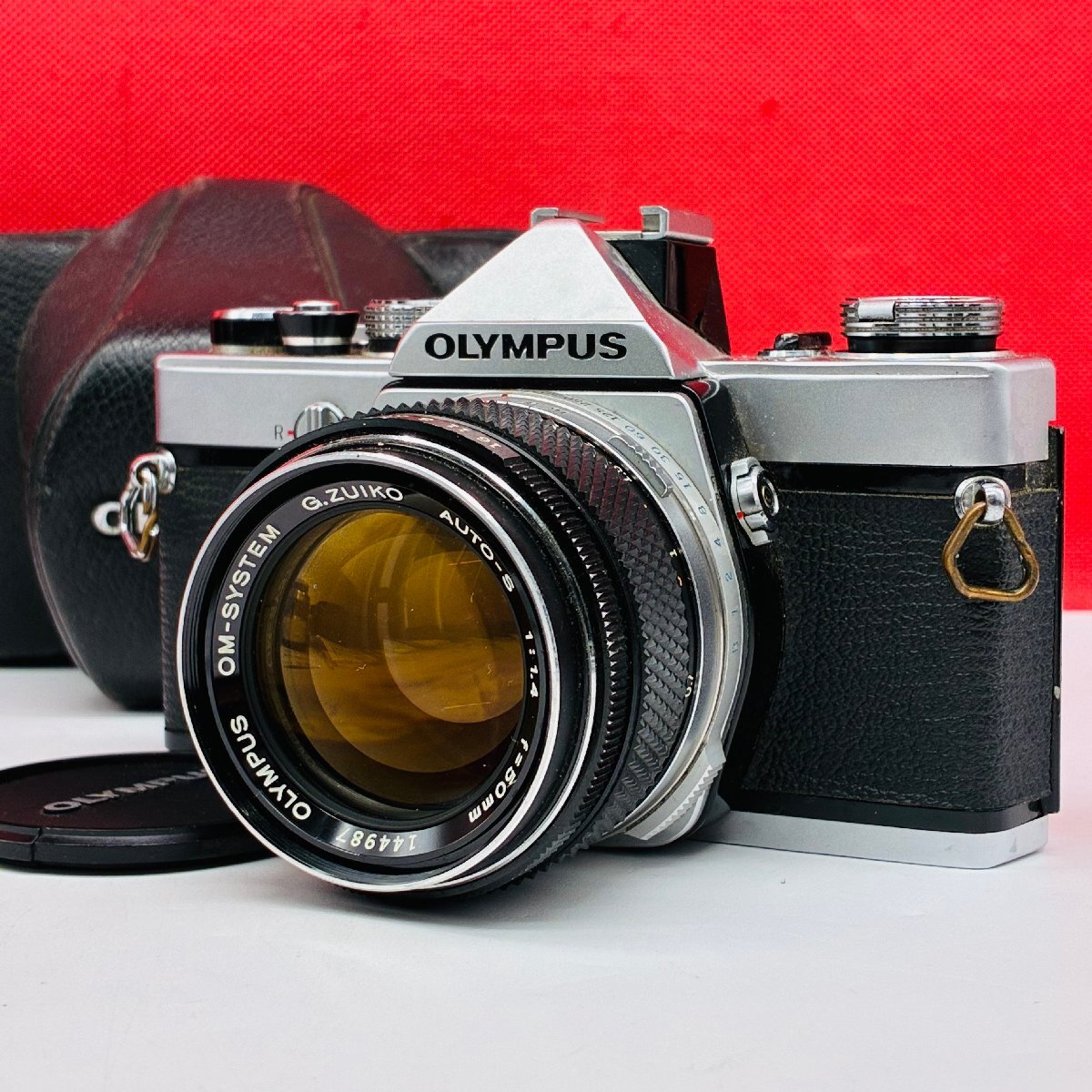 P15 OLYMPUS OM-1 OM-SYSTEM G.ZUIKO AUTO-S F1.4 50mm フィルム一眼レフカメラ 現状品 オリンパス拍卖