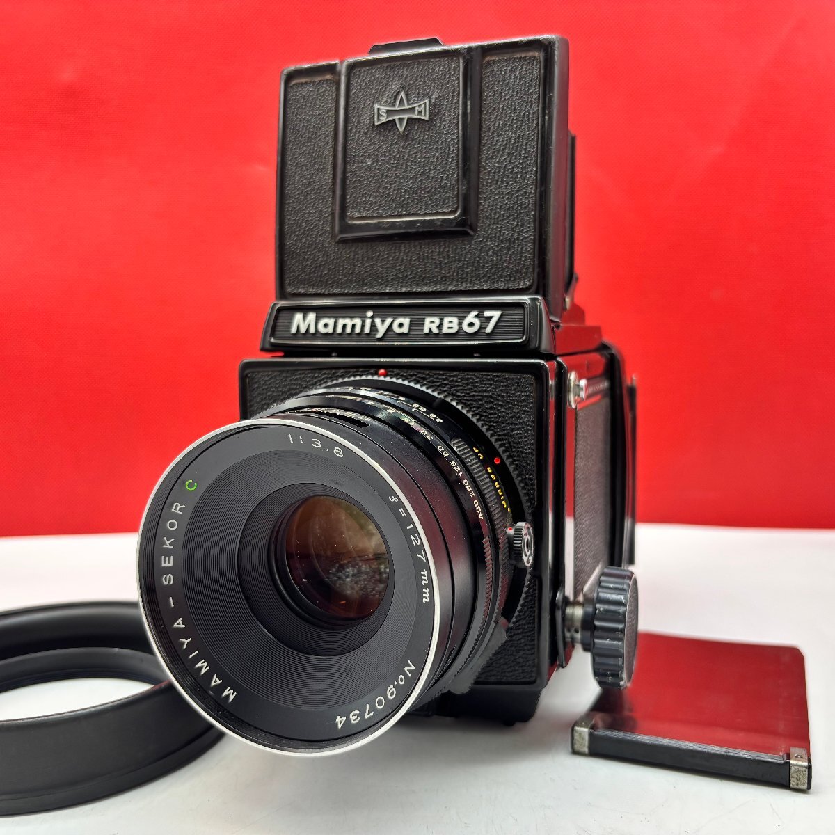 N18 Mamiya RB67 PROFESSIONAL MAMIYA-SEKOR C F3.8 127mm ウエストレベル 中判フィルムカメラ 現状品 1円スタート マミヤ拍卖