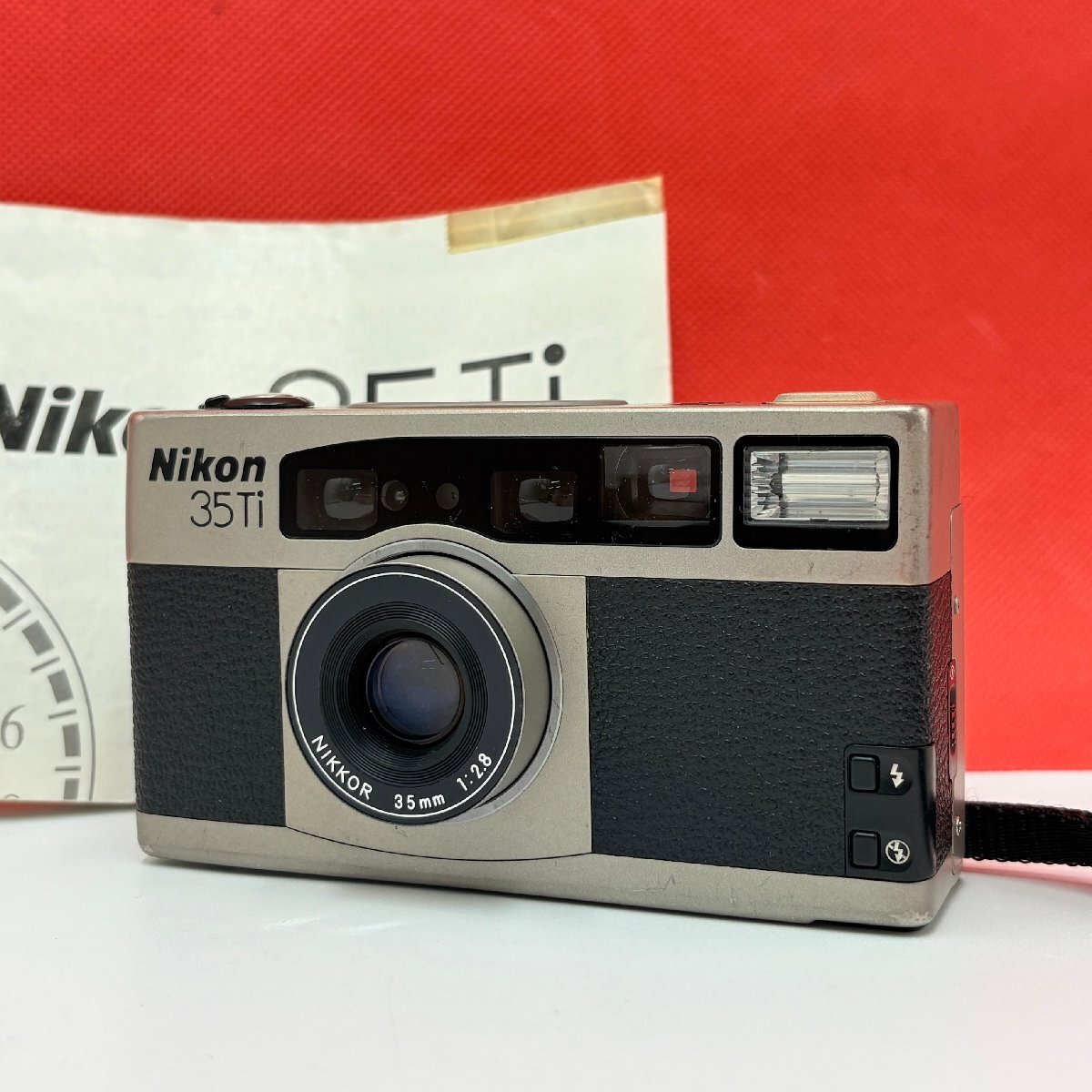 T32 Nikon 35Ti NIKKOR 35mm F2.8 コンパクトフィルムカメラ 動作品 1円スタート ニコン拍卖