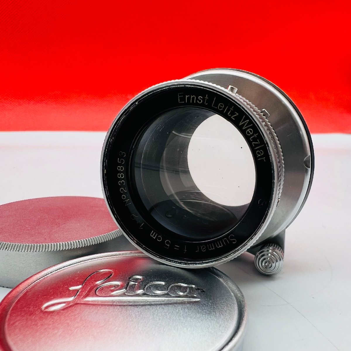 K56 Leica Leitz Summar 5cm F2 L39マウント 沈胴式 カメラ レンズ ライツ ライカ拍卖