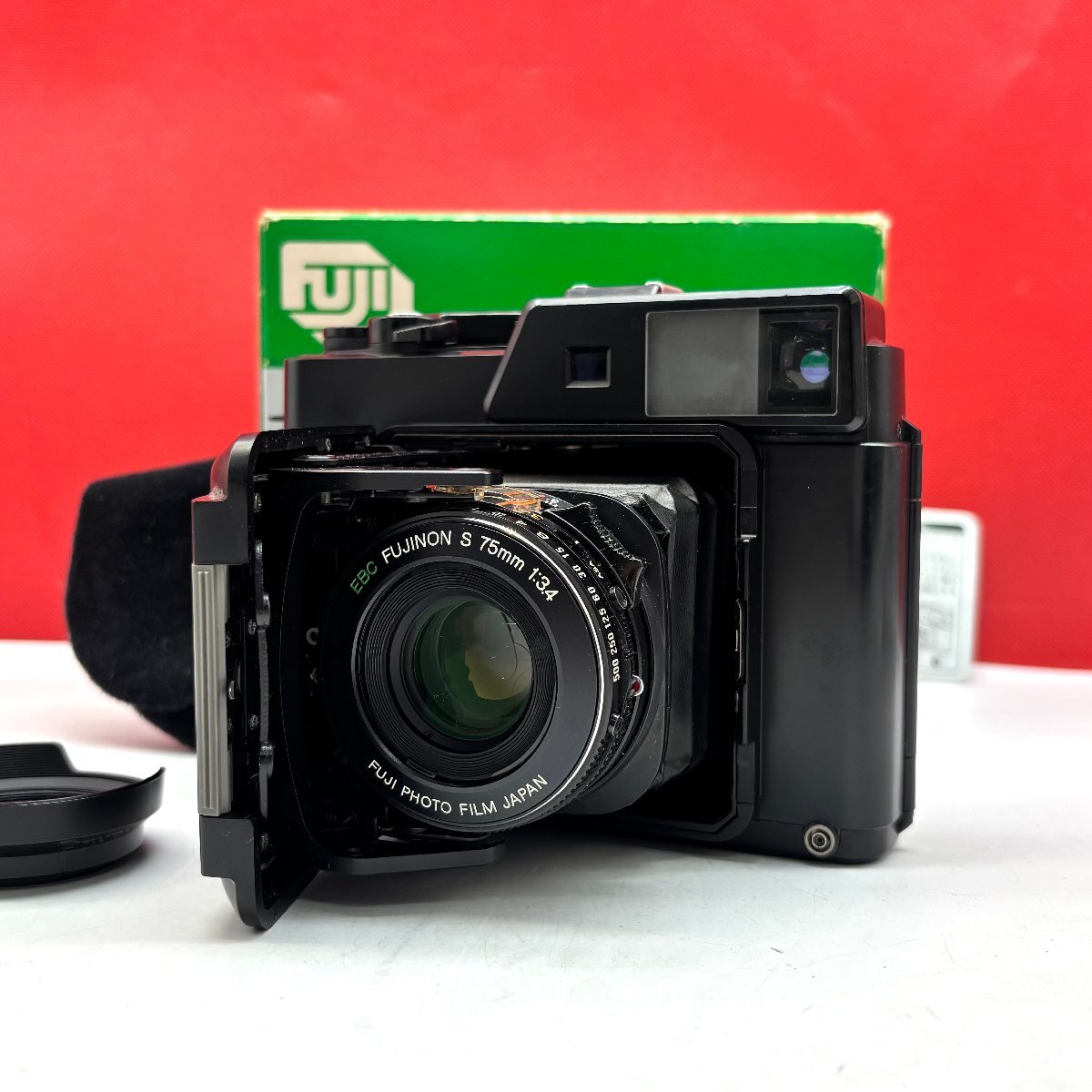 N32 FUJIFILM FUJICA GS645 Professional 6×4.5 EBC FUJINON S 75mm F3.4 蛇腹 中判カメラ 動作品 1円スタート フジカ 富士フィルム拍卖